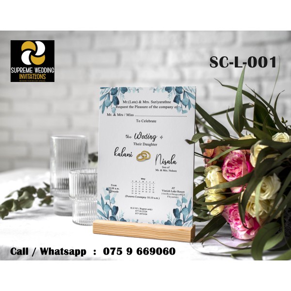 Wedding Invitation Card (SC-L-001) 