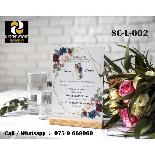 Wedding Invitation Card (SC-L-002) 