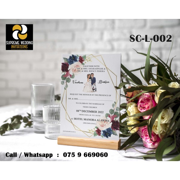 Wedding Invitation Card (SC-L-002)