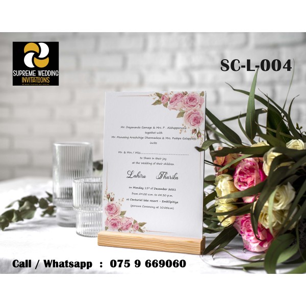 Wedding Invitation Card (SC-L-004) 