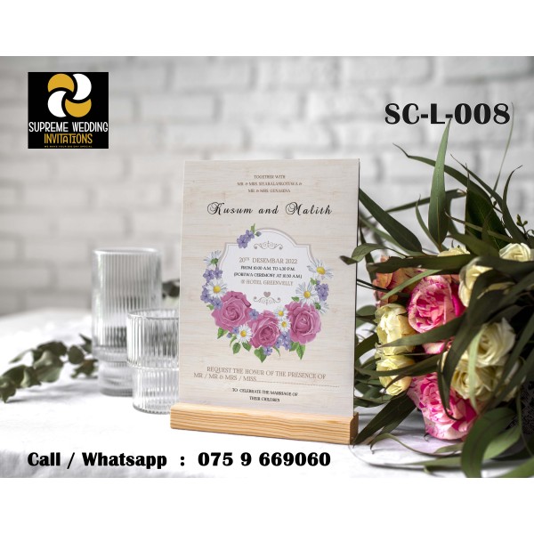 Wedding Invitation Card (SC-L-008)