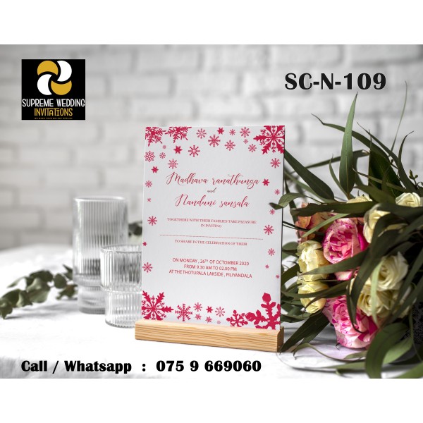 Wedding Invitation Card (SC-N-109)