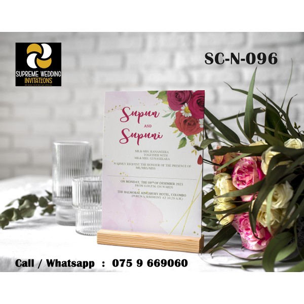 Wedding Invitation Card (SC-N-096)