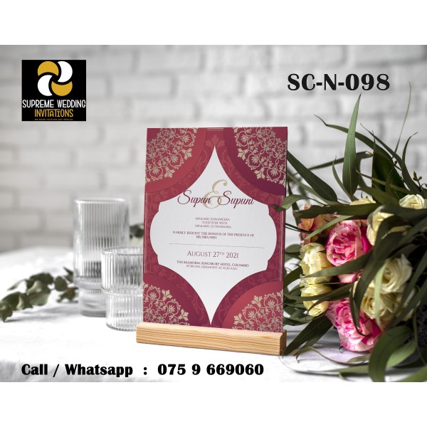 Wedding Invitation Card (SC-N-098)