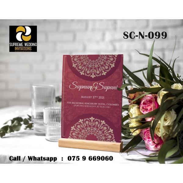 Wedding Invitation Card (SC-N-099)