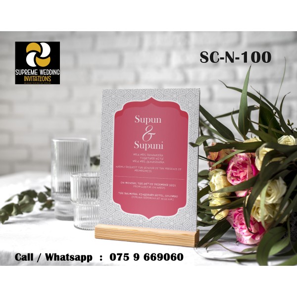 Wedding Invitation Card (SC-N-100)