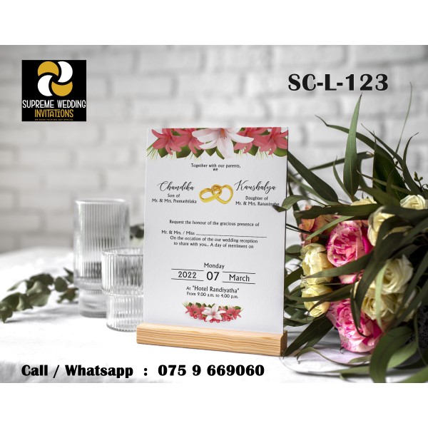 Wedding Invitation Card (SC-L-123)