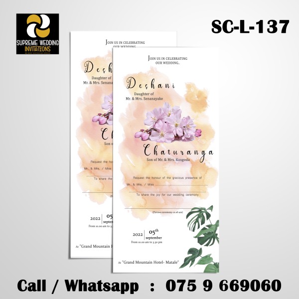 Wedding Invitation Card (SC-L-137)