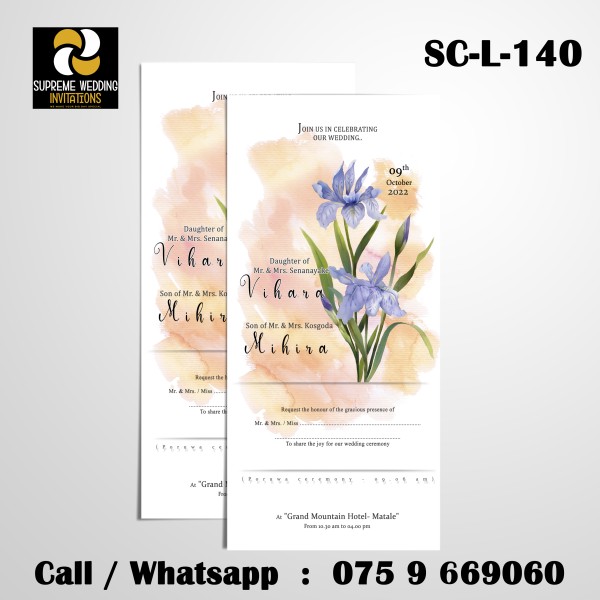 Wedding Invitation Card (SC-L-140)