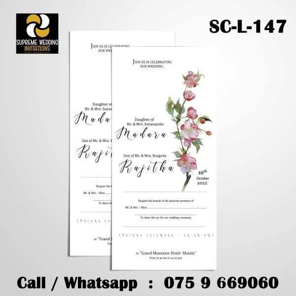 Wedding Invitation Card (SC-L-147)