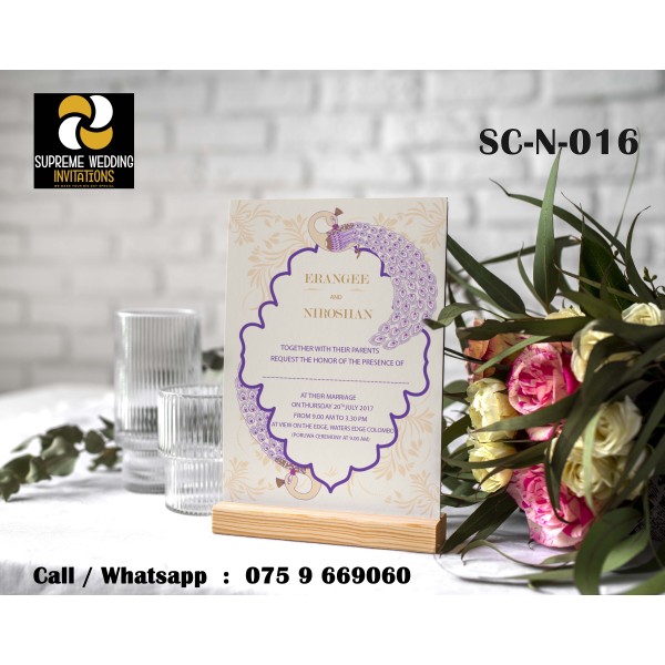 Wedding Invitation Card (SC-N-016)