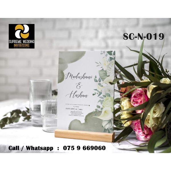 Wedding Invitation Card (SC-N-019)