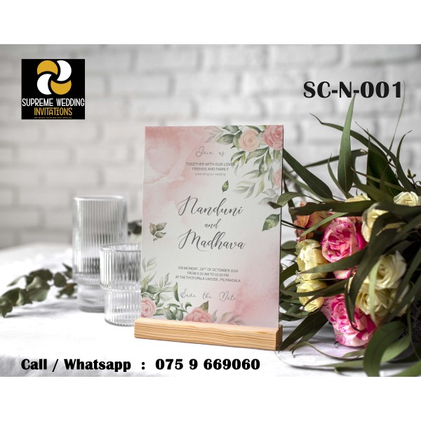 Wedding Invitation Card (SC-N-001)