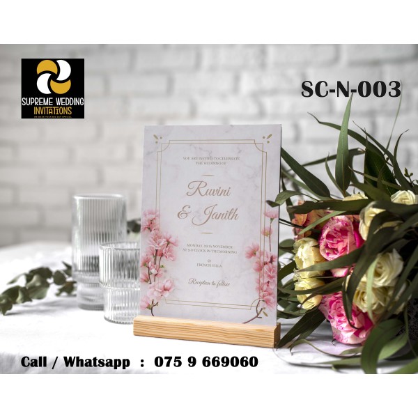 Wedding Invitation Card (SC-N-003)