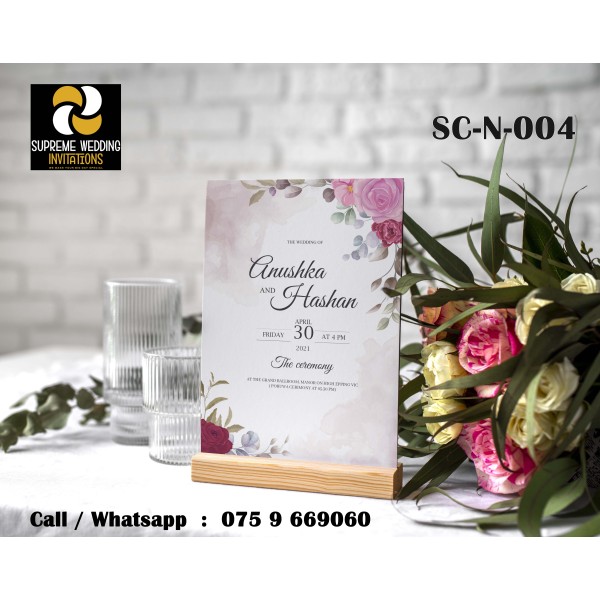 Wedding Invitation Card (SC-N-004)