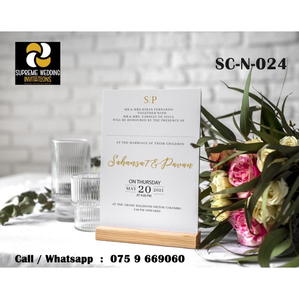 Wedding Invitation Card (SC-N-024)