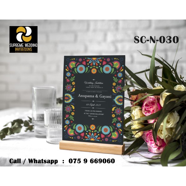 Wedding Invitation Card (SC-N-030)