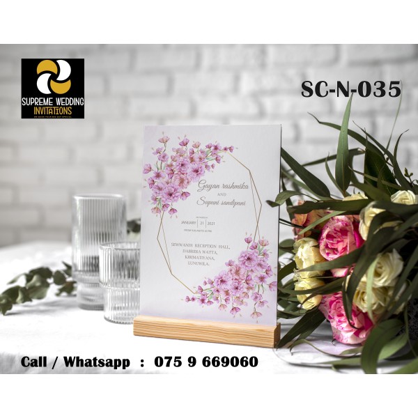 Wedding Invitation Card (SC-N-035)