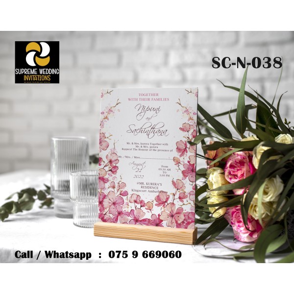 Wedding Invitation Card (SC-N-038)