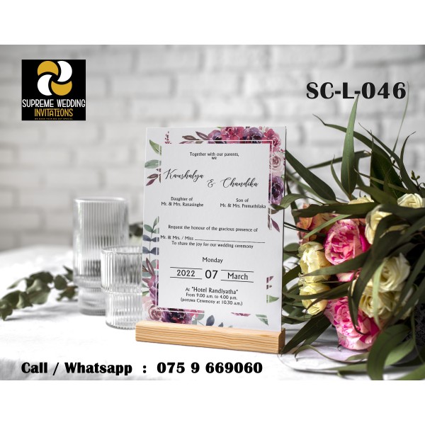 Wedding Invitation Card (SC-L-046)