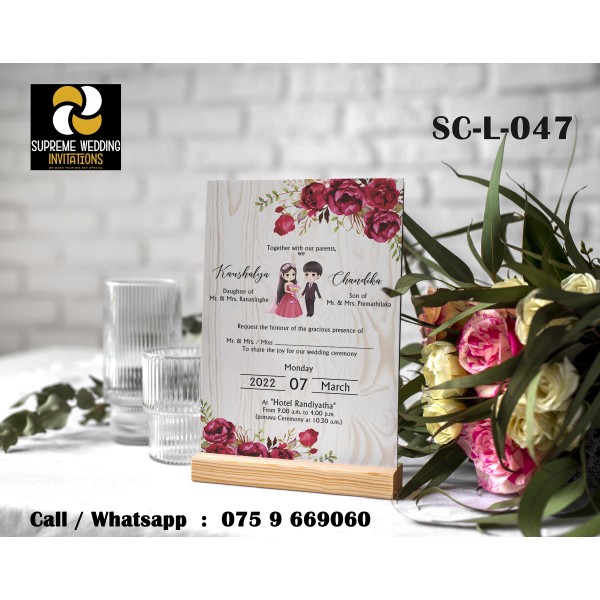 Wedding Invitation Card (SC-L-047)