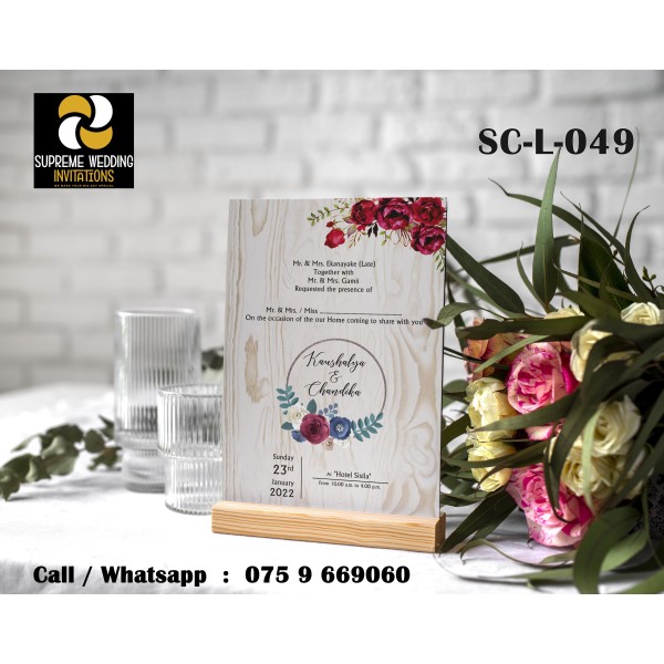 Wedding Invitation Card (SC-L-049)