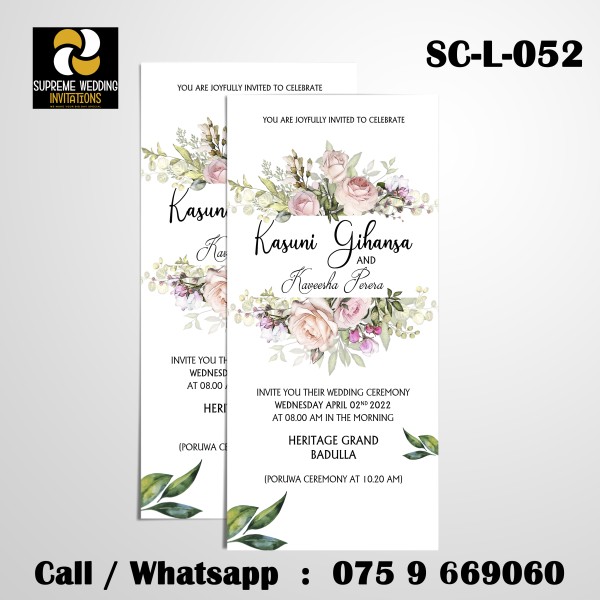 Wedding Invitation Card (SC-L-052)