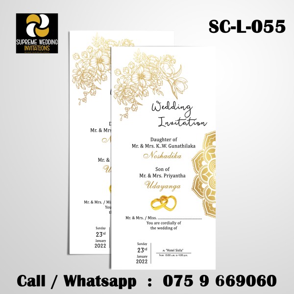 Wedding Invitation Card (SC-L-055)