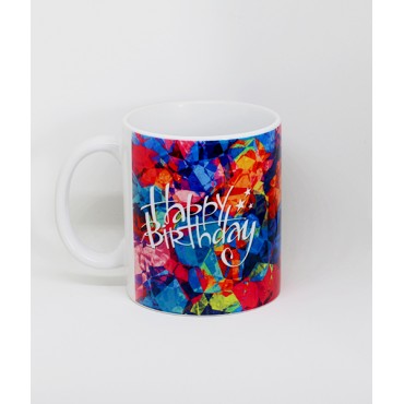 Colourful Happy Birthday Mug - Mug Printing