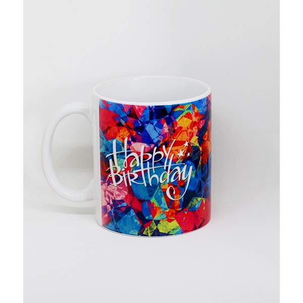 Colourful Happy Birthday Mug - Mug Printing 